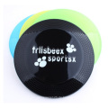 Plastiktransparenter Haustier-Frisbee, Umweltplastikwerbungs-Frisbee-Hund 22 cm